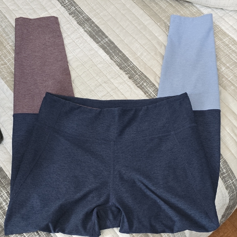Outdoor Voices Womens Leggings - Navy,‎ Maroon, Light Blue